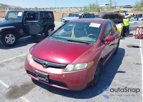 2007 Honda Civic Lx from USA, damaged, VIN 1HGFA16547L081806